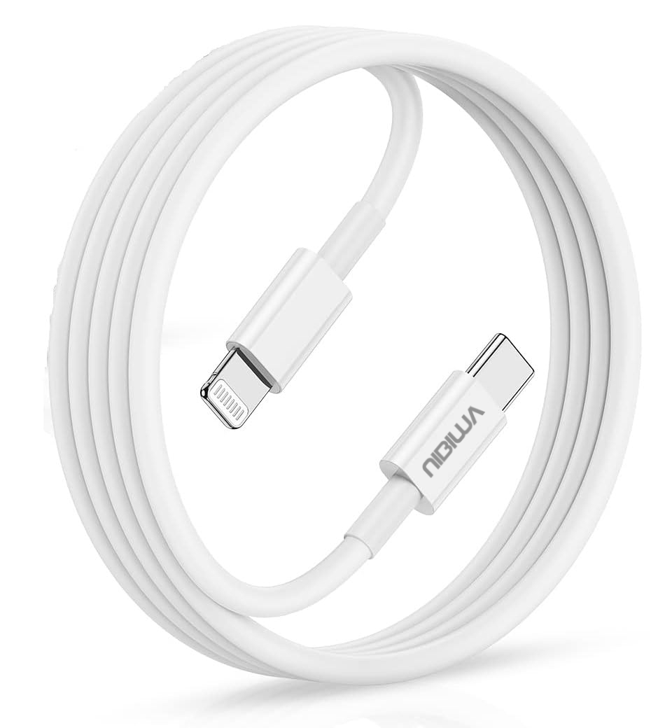 Cabo USB-C para Lightning Nibiwa, 1 m, branco