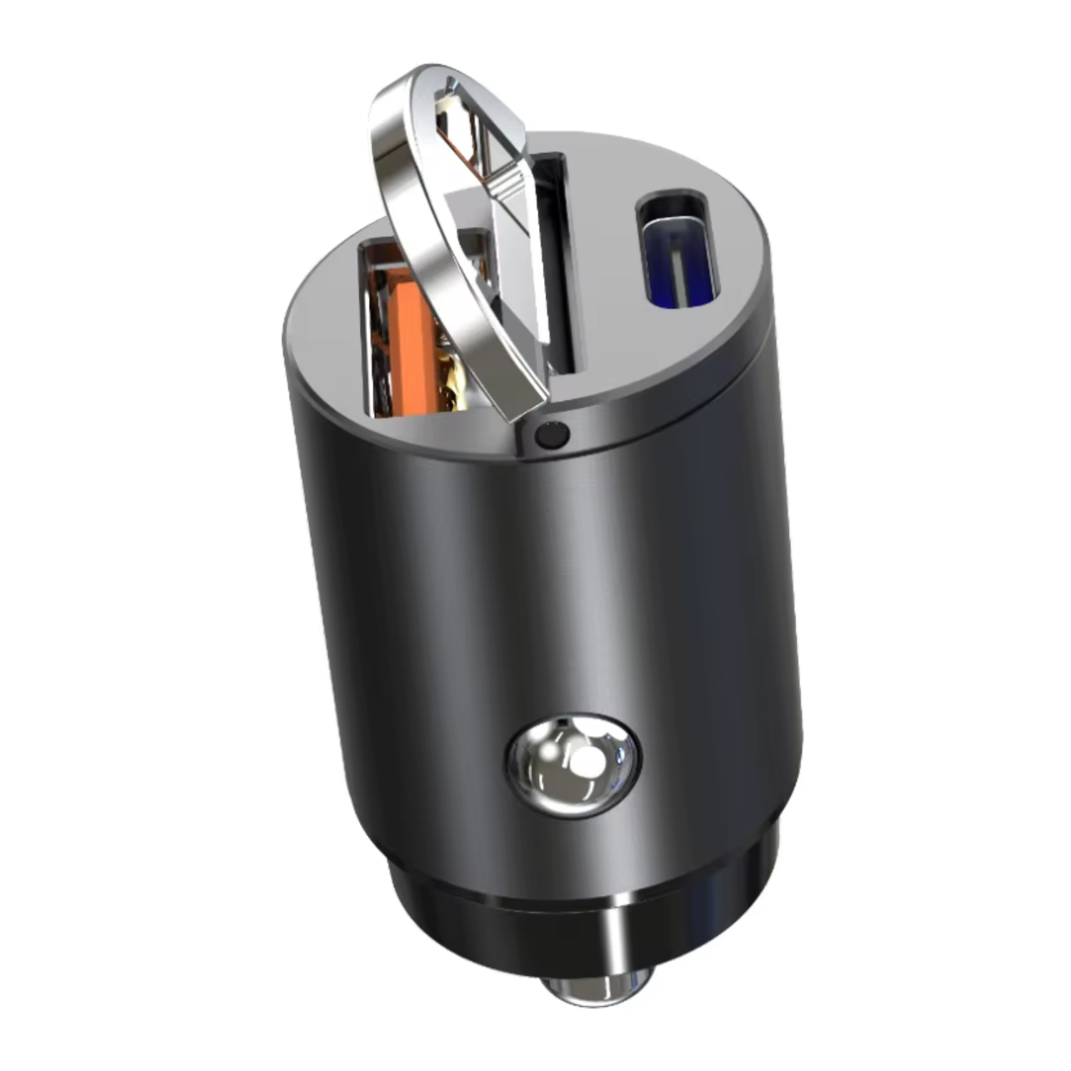 Carregador veicular Nibiwa 45 W, 2 portas, preto