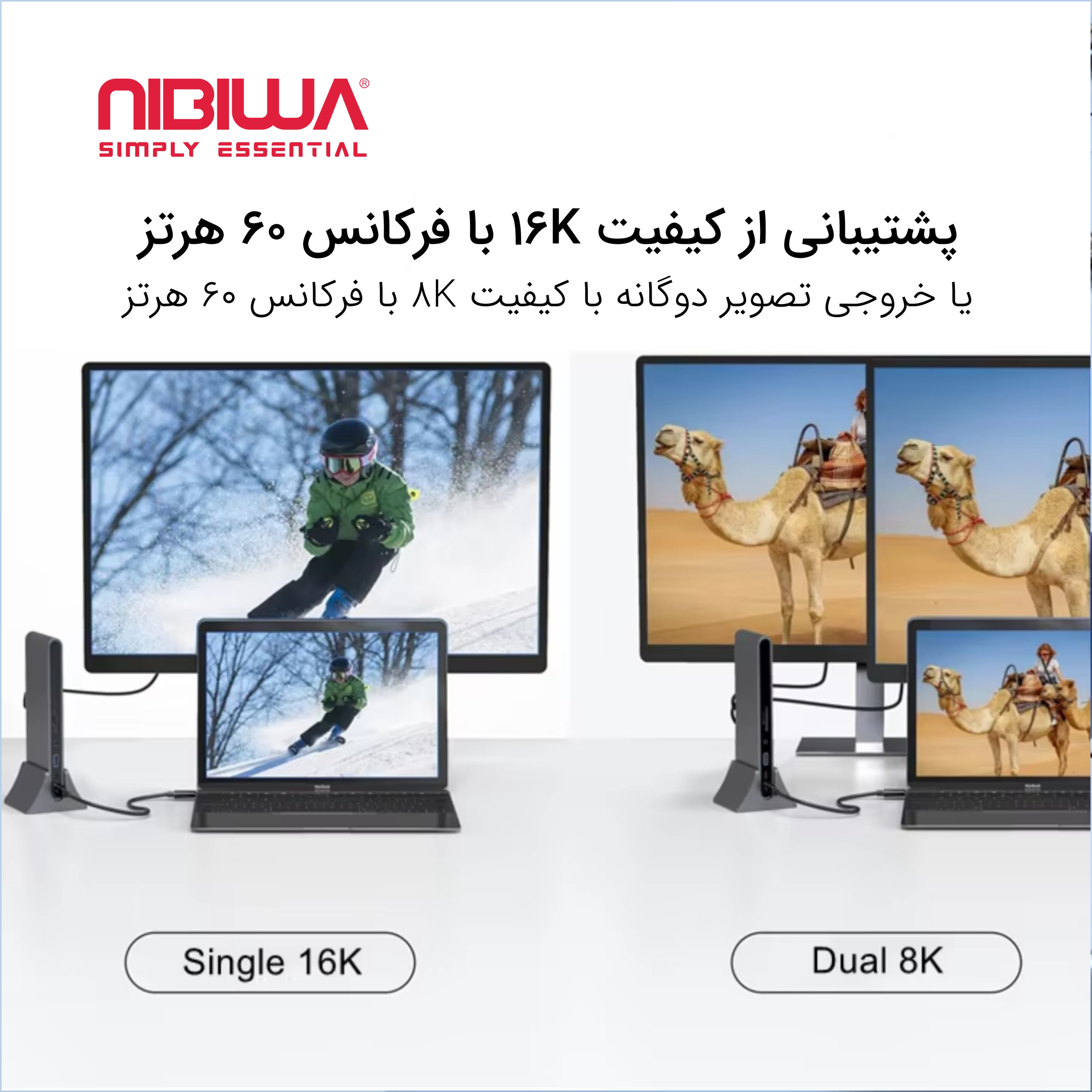 Cabo USB-C Nibiwa USB4 Thunderbolt 5, 80 Gbps, 1 m, cinza - Imagem 4