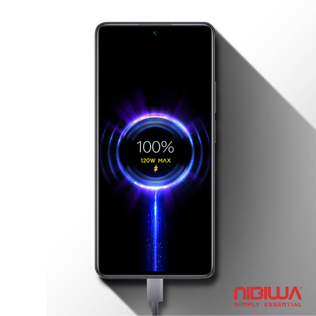 Cabo USB-A para USB-C Nibiwa 120 W para Xiaomi, 1,5 m, branco - Imagem 5