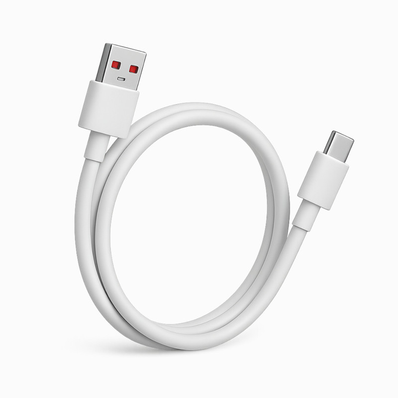 Cabo USB-A para USB-C Nibiwa 120 W para Xiaomi, 1 m, branco