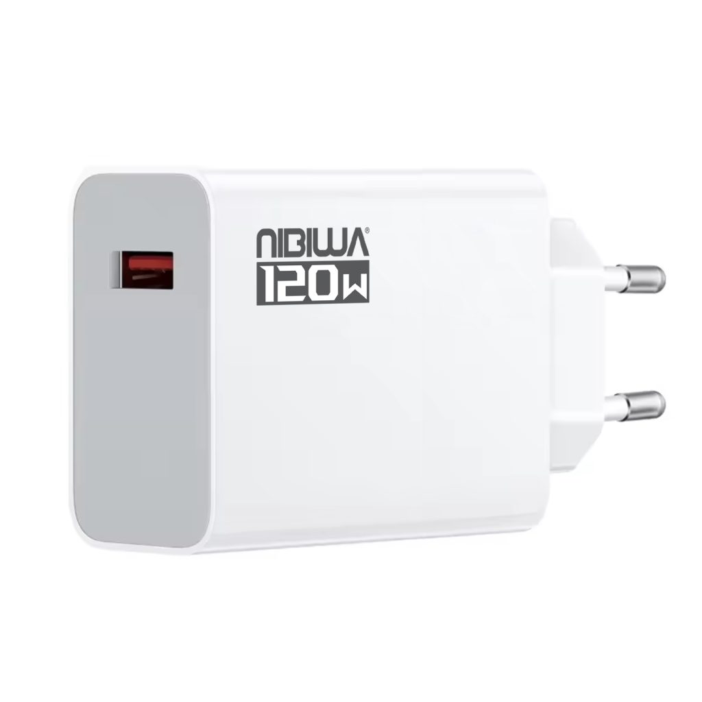 Carregador Nibiwa 120 W para Xiaomi, branco
