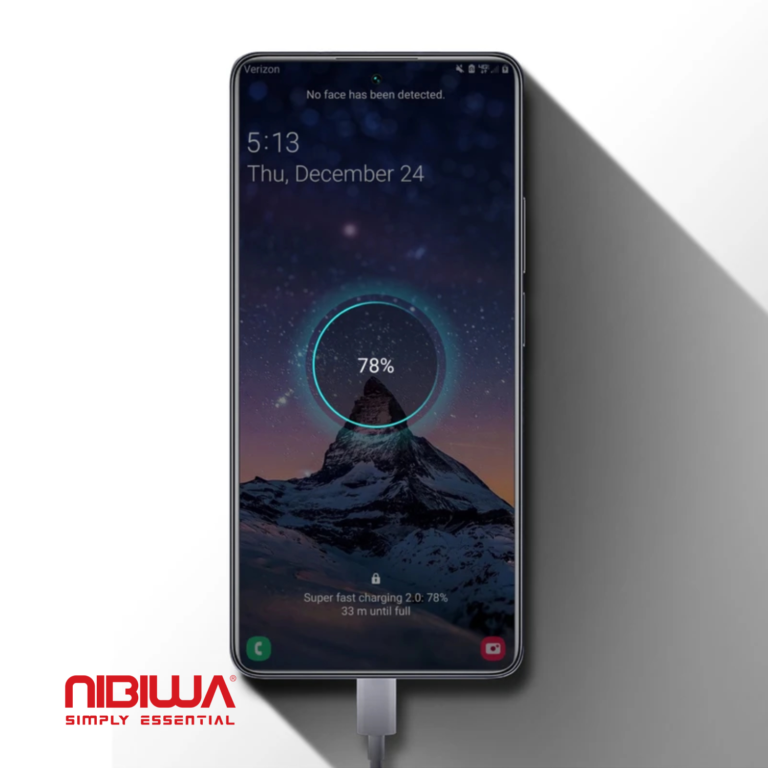 Cabo USB-C Nibiwa 60 W para Samsung, 2 m, preto - Imagem 6